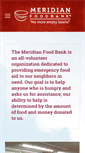 Mobile Screenshot of meridianfoodbank.org